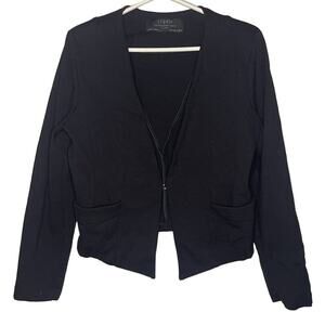 Stoosh Extraordinary Career Blazer Size XL Black Pockets Career Classicore